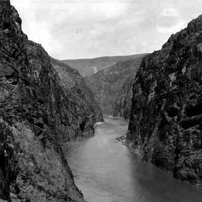 Hoover Dam dam site.