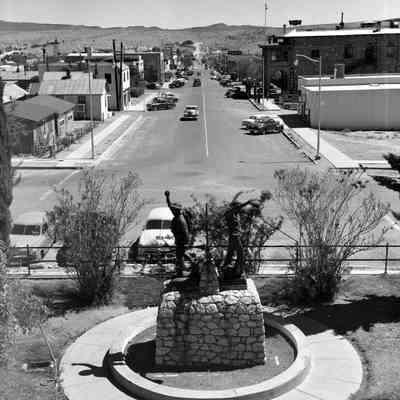 View from Courthouse, looking South down 4th St.