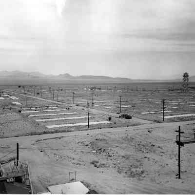 Deserted area at Kingman Army Air Field