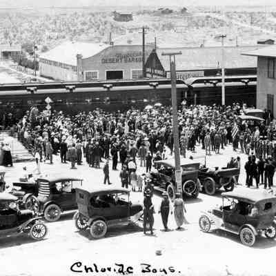 Chloride Boys going to WW I
