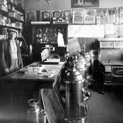 Interior of Tin Shop.