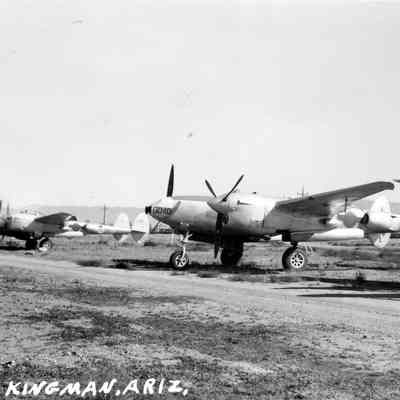 Aircraft on flight line