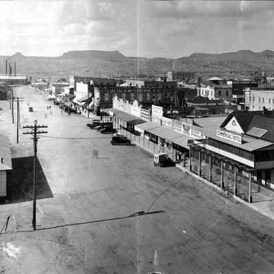 Looking West down Front St.