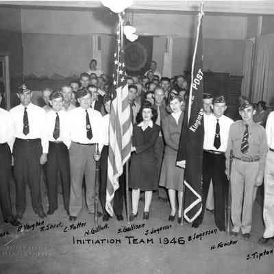American Legion Initiation Team 1946
