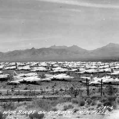 Planes Stored At Airfield