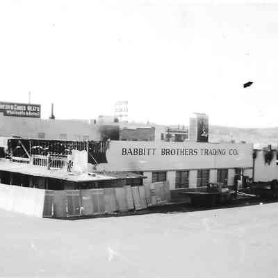 Babbbitt's Store - After Fire