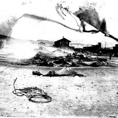 Front St. fire, Kingman, AZ May 1898.