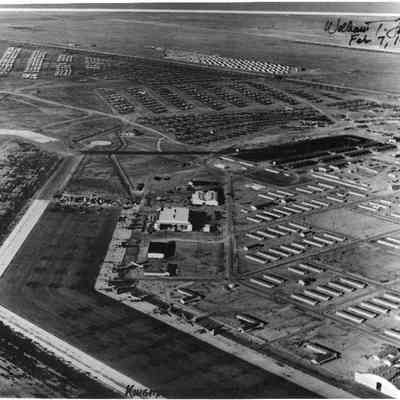 Aerial Photo of Stored Airplanes