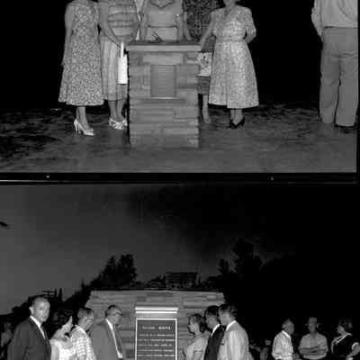Dedication of Beale Monument - 1956