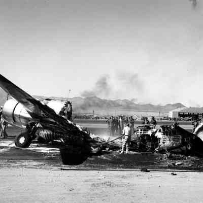 Crashed Planes on flight line