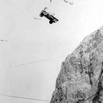 Hoover Dam. During construction.