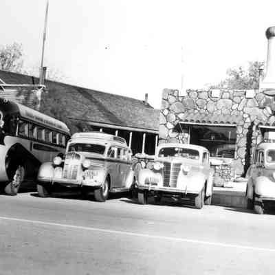 Bus and taxi's