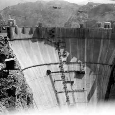 Upper Half of Dam while under construction