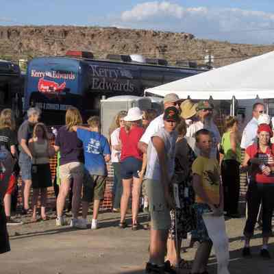 Kerry-Edwards ralley at Kingman