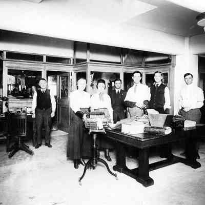 Central Commercial Company office staff.