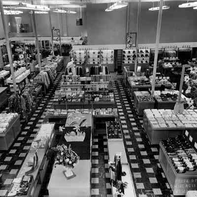 Main floor of well-stocked store.