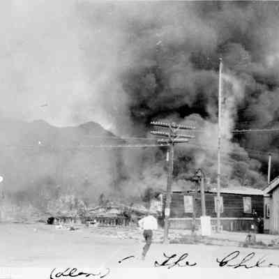 Ryan Hotel Fire-Chloride, Arizona, 1920s
