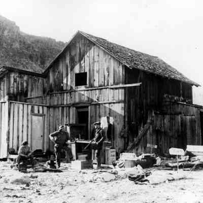 Remains of Santa Fe Hotel. Also known as Farlee Hotel