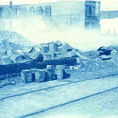 Front St. fire, Kingman, AZ May 1898. About May 21, 1898
