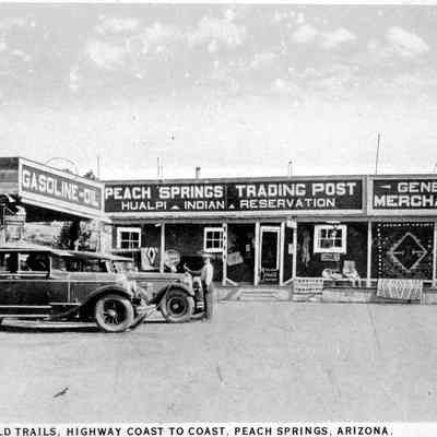 Peach Springs Trading Post and Service Station.