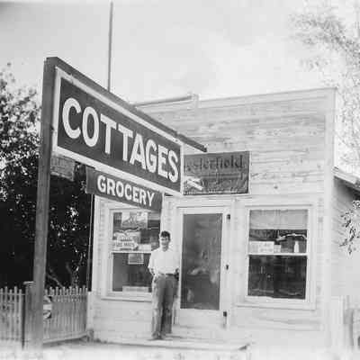 Arthur's Court and groceries, between 5th and 6th