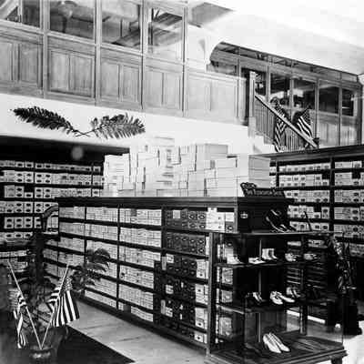 Shoe Dept. of Central Commercial.