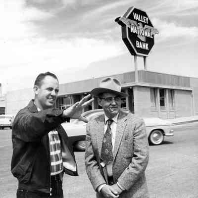Mayor E.J. McCarthy and Dean Patillo