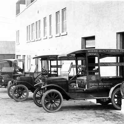 Central Commercial delivery trucks.