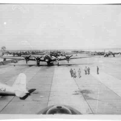 Flight line At Army Air Field
