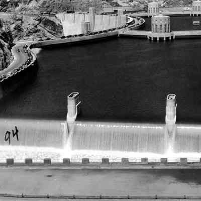 Hoover Dam. Spillway.