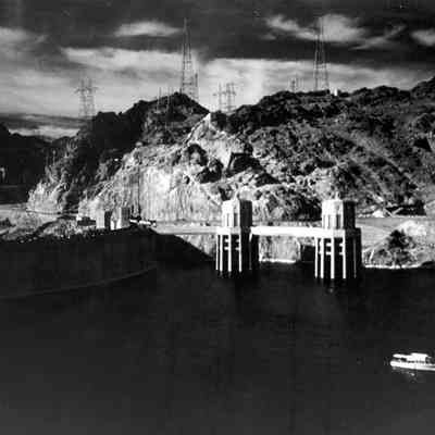 Hoover Dam Intake towers.