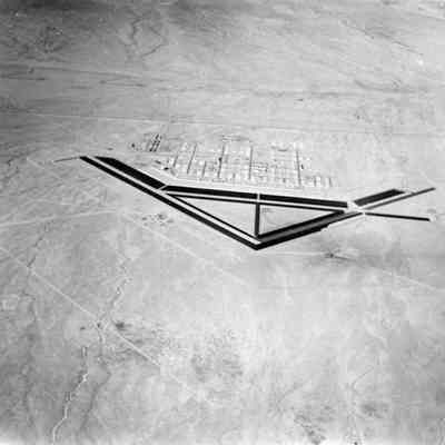 Aerial of view of Kingman Army Air field