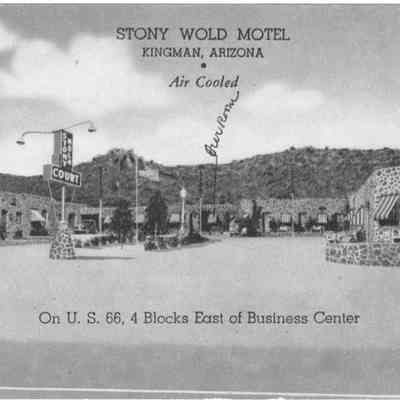 Stony Wold Motel postcard