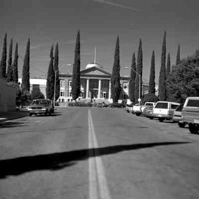 Front view of Courthouse looking up 4th St.