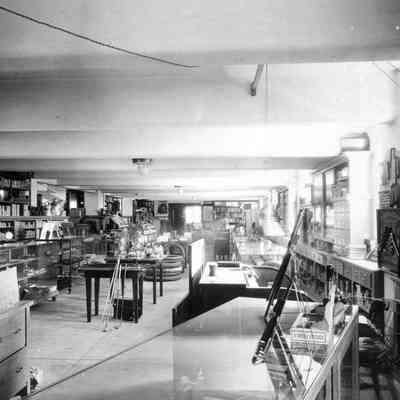Interior view of hardware department.