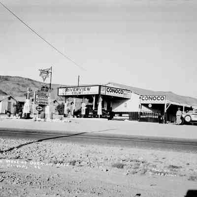 Taylor's Riverview Court, west of Oatman on pre- 1952 Route 66 alignment