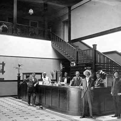Interior of the Hotel Beale.