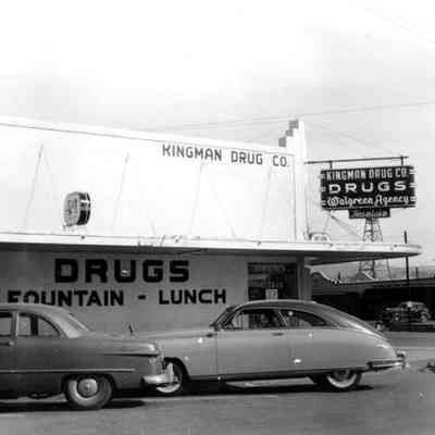 Exterior of Kingman Drug Co.