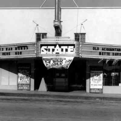 Front view of the State Theater.