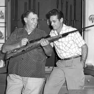 Andy Devine and Guy Madison
