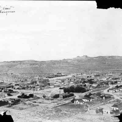 Bird's eye view of Beale, Oak, & 4th Sts. Ca. 1901-1906