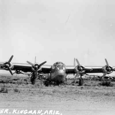 B-24 Bomber Salvage in 1946