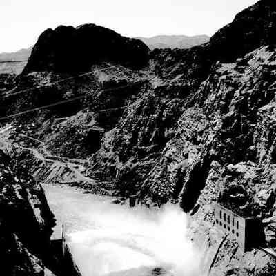 Hoover Dam. Overview of dam.