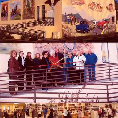 Ribbon cutting ceremony at Museum