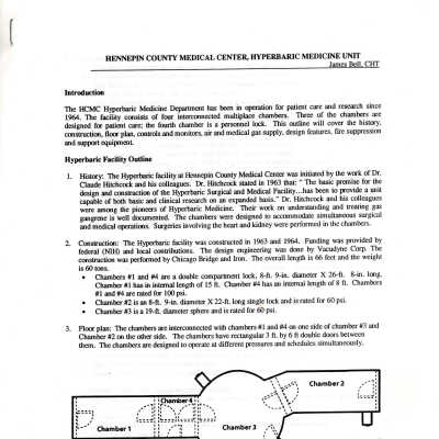 Hyperbaric Medicine Unit Overview by James Bell, After 1974