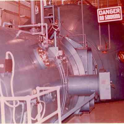 Hyperbaric Chamber Exterior View, 1970s