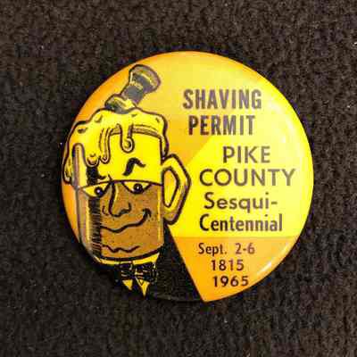 Pike County, Ohio Sesquicentennial Button
