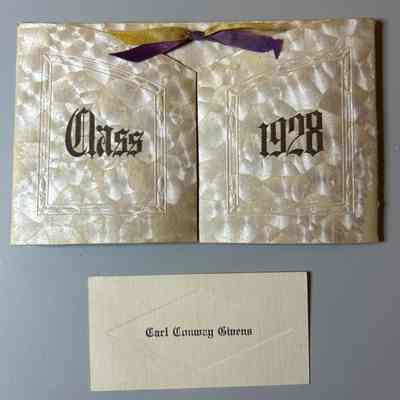 Beaver High School Graduation Announcement - 1928