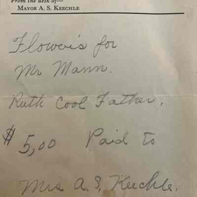 Mayor A. S. Keechle Stationary