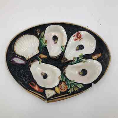 Porcelain Oyster Serving Dish
